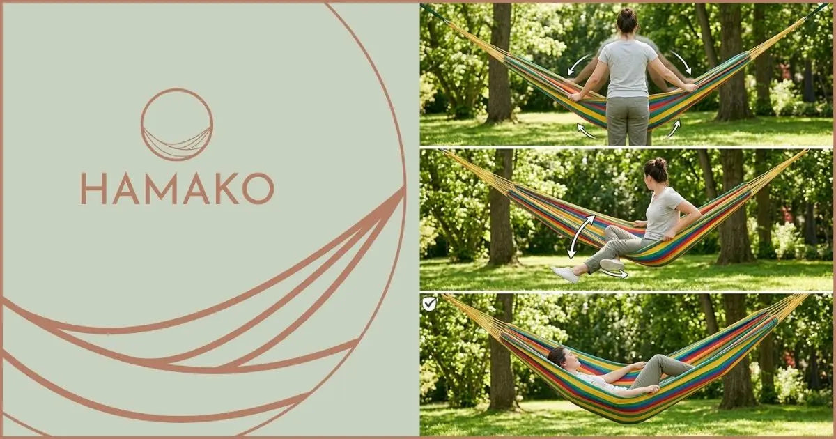 Comment monter dans un hamac ? Guide pas à pas pour s'installer sans basculer HAMAKO