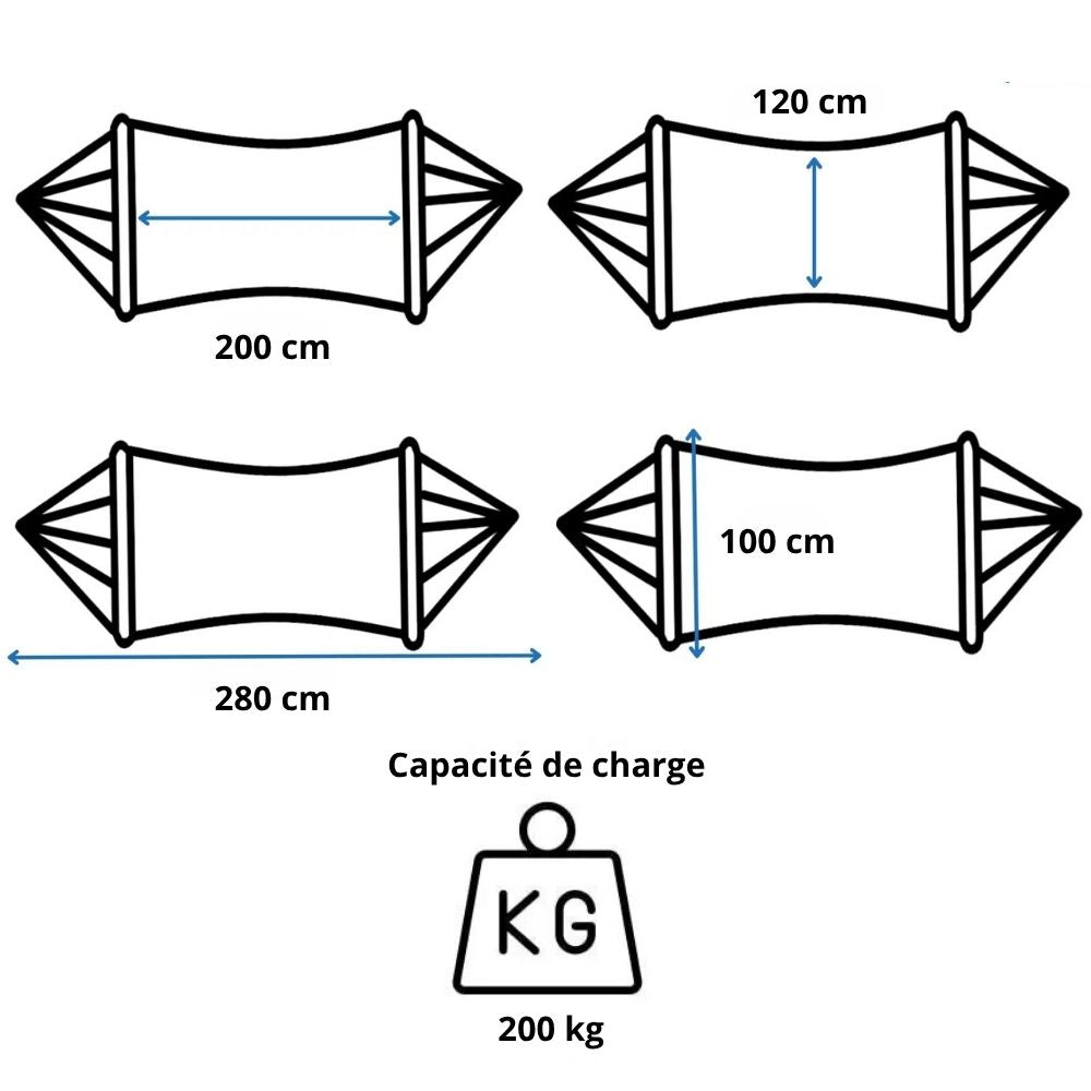 Hamac Extérieur sur Pied | Radian Hamako