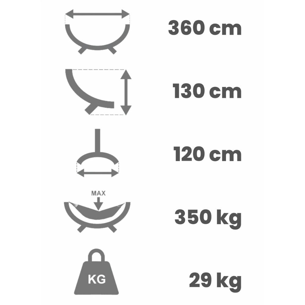 Support Hamac XXL 350kg | Sigma Hamako