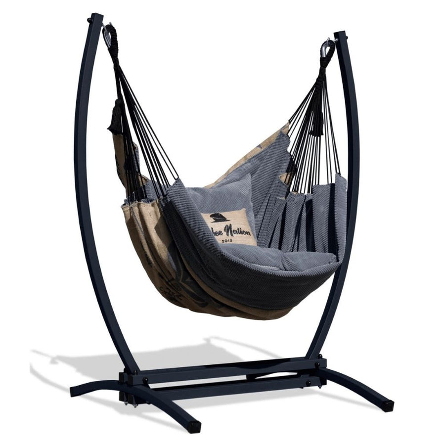Fauteuil Suspendu en toile de jute avec support | Bulle