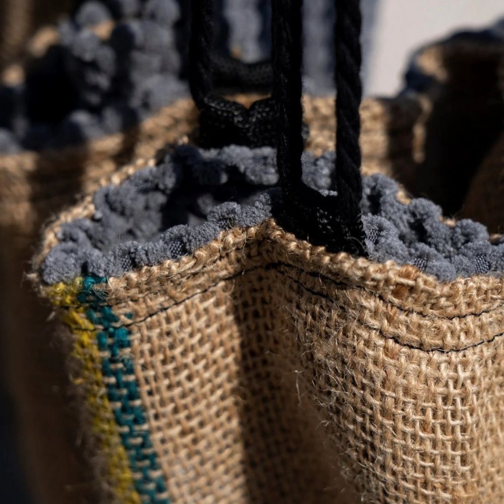 Fauteuil Suspendu en toile de jute avec support | Bulle Hamako