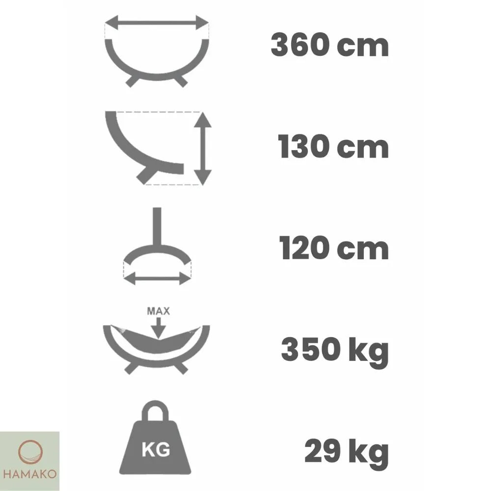 Support Hamac XXL 350kg | Sigma Hamako